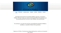 Desktop Screenshot of contaduria.org.mx